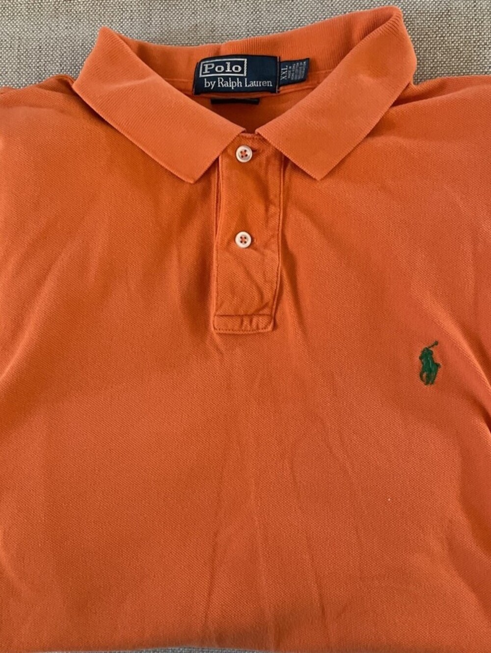 Polo Ralph Lauren Vintage Pique Mesh Knit Shirt XXL